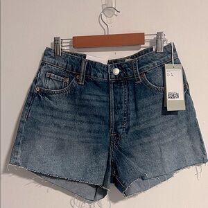 H&M Dark Blue Jean Shorts